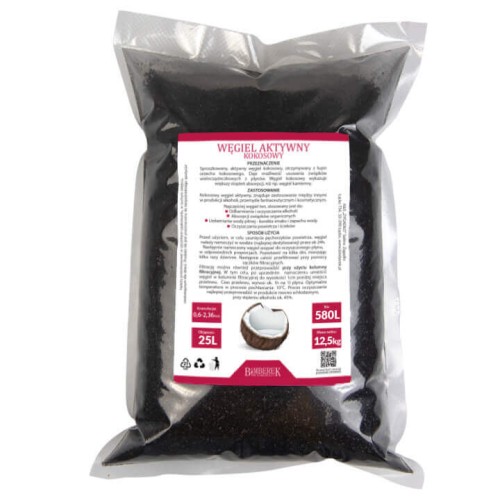 Węgiel aktywny kokosowy 12,5kg Bimberel