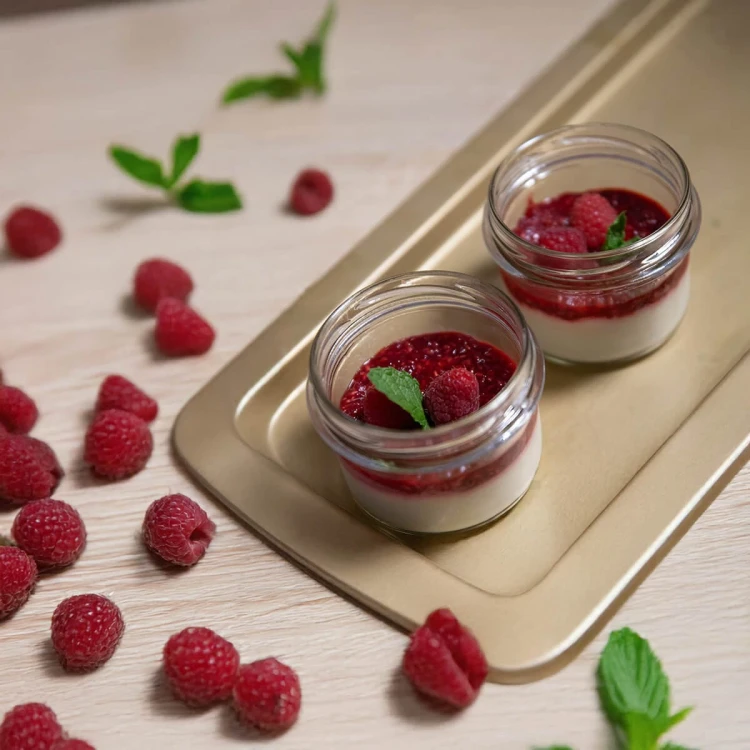 slodki stol szklany Sloik na monoporcje deserkow 235ml rant bimberek