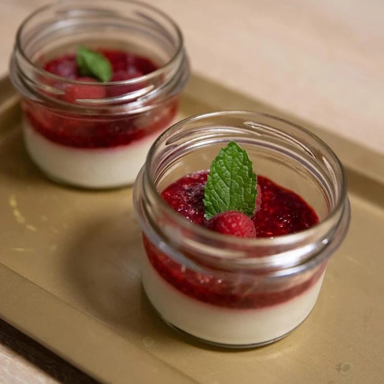 slodki stol szklany Sloik na monoporcje deserkow 235ml rant bimberek sklep