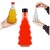 Butelka swiateczna bimberek choinka 250ml 5