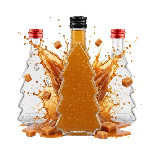 Butelka choinka 500ml bimberek likier karmelowy zestaw