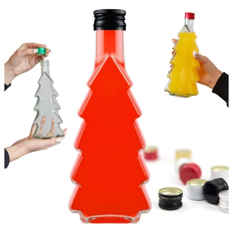 swiateczna butelka choinka 500ml bimberek hurtownia