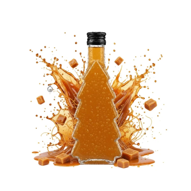 Butelka choinka 500ml bimberek likier karmelowy