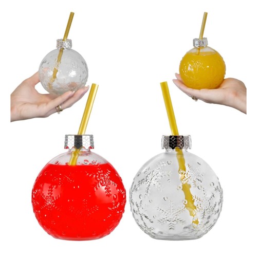 ozdobna Butelka, szklanka alkobombka 400ml Bimberek