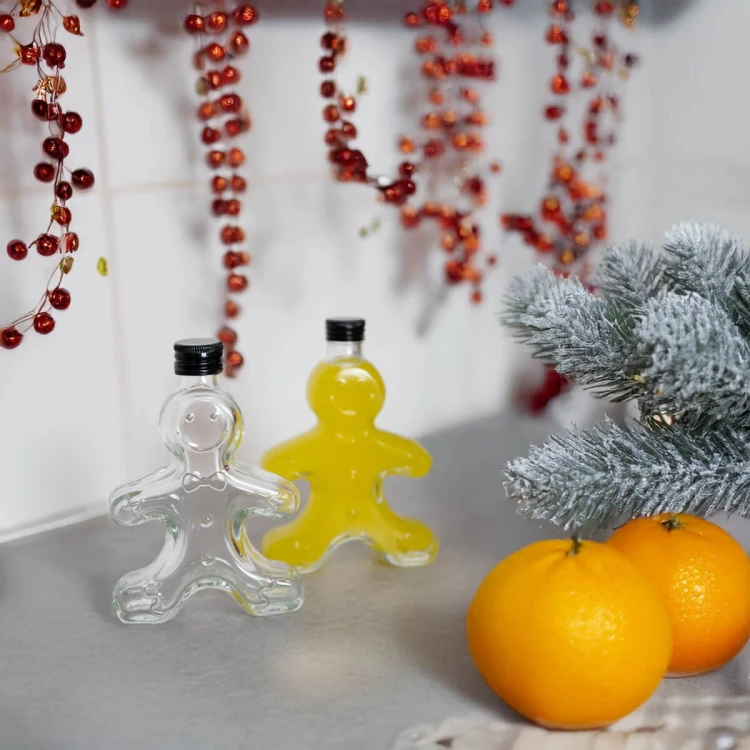 ozdobna swiateczna butelka ciastko 250ml Bimberek