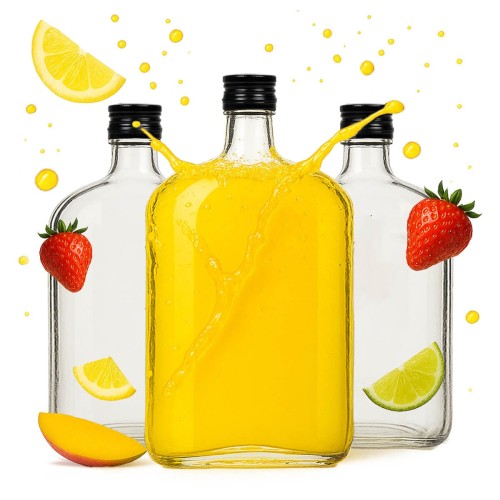 Duża piersiówka Taschenflasche Bimberek zestaw