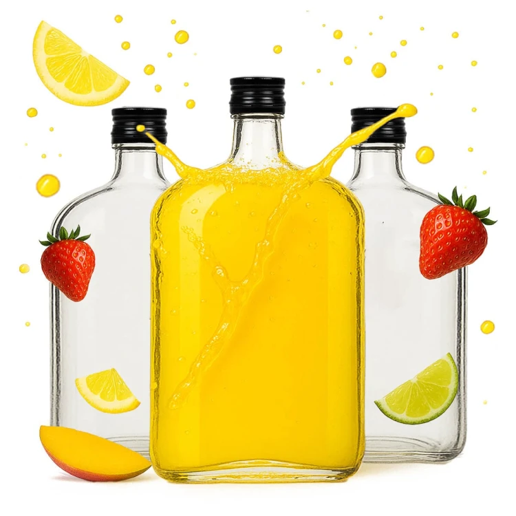 Duża piersiówka Taschenflasche Bimberek zestaw