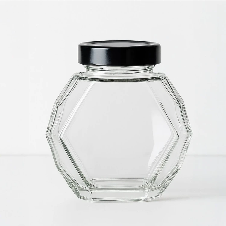 stylowy Nowoczesny sloik na miod Gucio 380ml Bimberek
