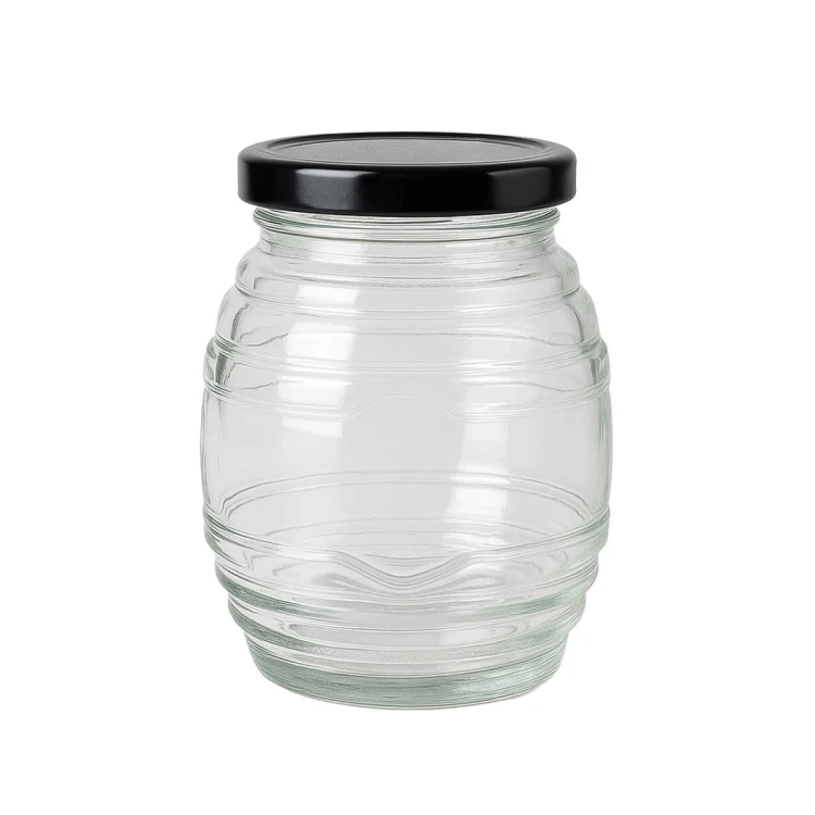 przezroczysty sloik szklany 250ml Ul na miod Bimberek