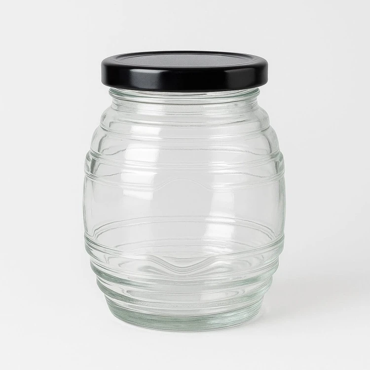 bezbarwny Sloik na miod 500ml Ul Bimberek