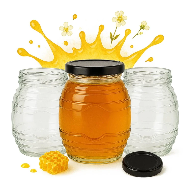 Sloik na miod 500ml Ul Bimberek zesztaw