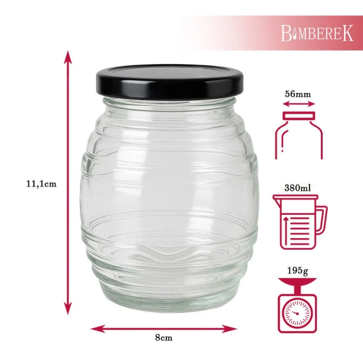 Sloik duzy ul 380ml wymiary bimerek