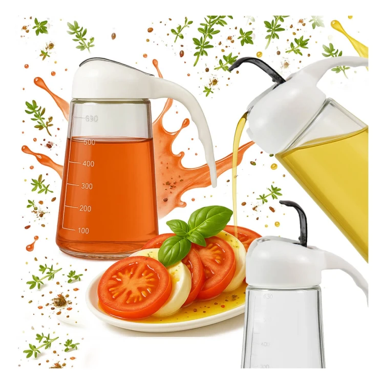 nalewak Dozownik 600ml na olej oliwe ocet sos Bimberek