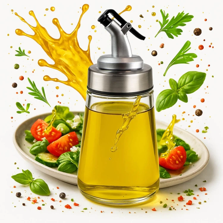 elegancki dozownik 200 ml na olej, oiwe, sos, ocet Bimberek
