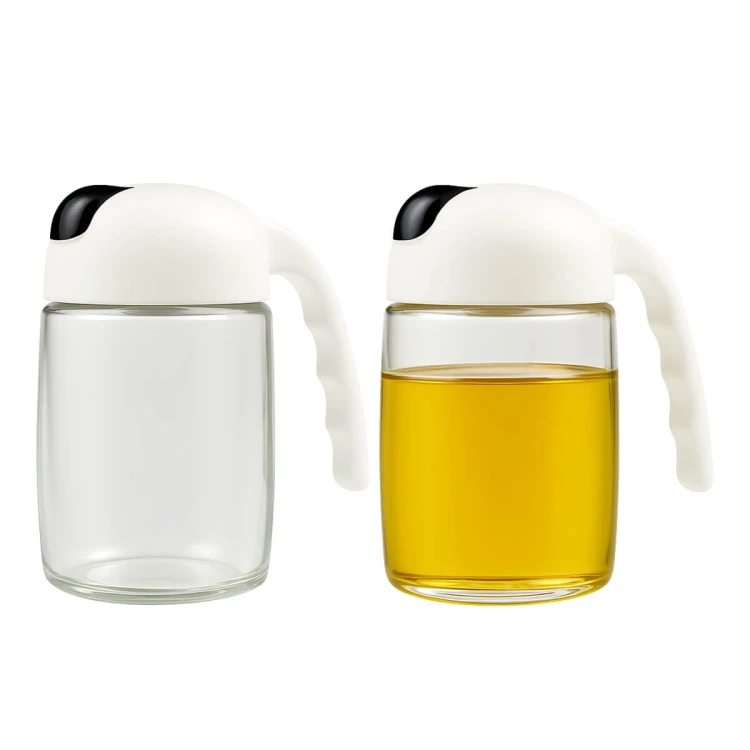Szklany nalewak z dozownikiem na sosy olej oliwe 300ml bimberek sklep