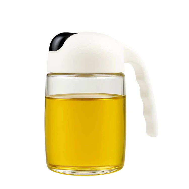Szklany nalewak z dozownikiem na sosy olej oliwe 300ml bimberek