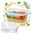 Szklany pojemnik na zywnosc 370ml maly szklany lunchbox bimberek sklep