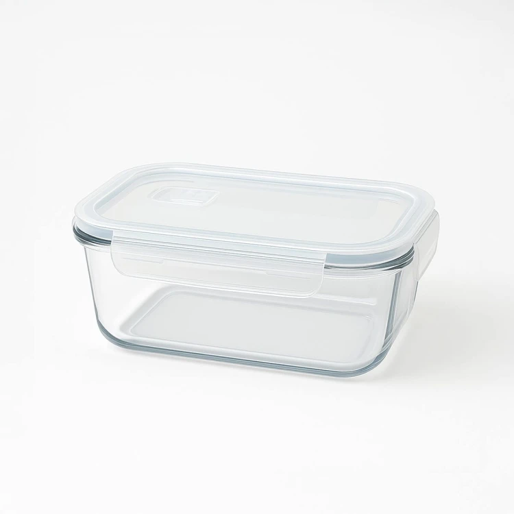 Szklany pojemnik na zywnosc 640ml sredni szklany lunchbox bimberek sklep