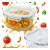 ekologiczny Szklany lunchbox 520ml kwadratowy sredni Bimberek