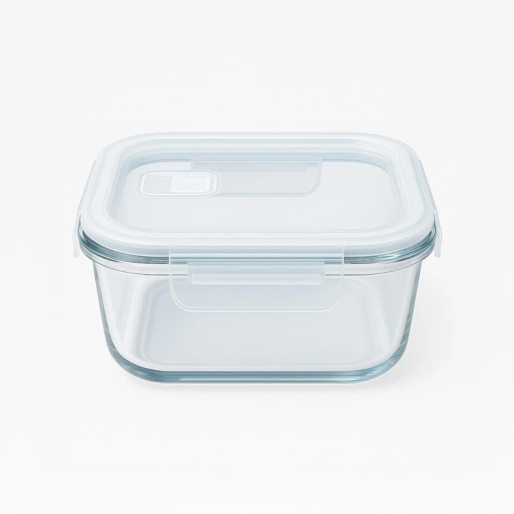 Szklany lunchbox 520ml kwadratowy Bimberek online