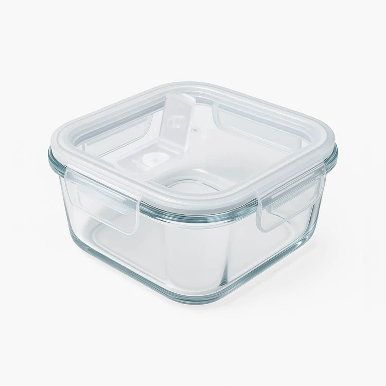 Szklany lunchbox 520ml kwadratowy Bimberek sklep