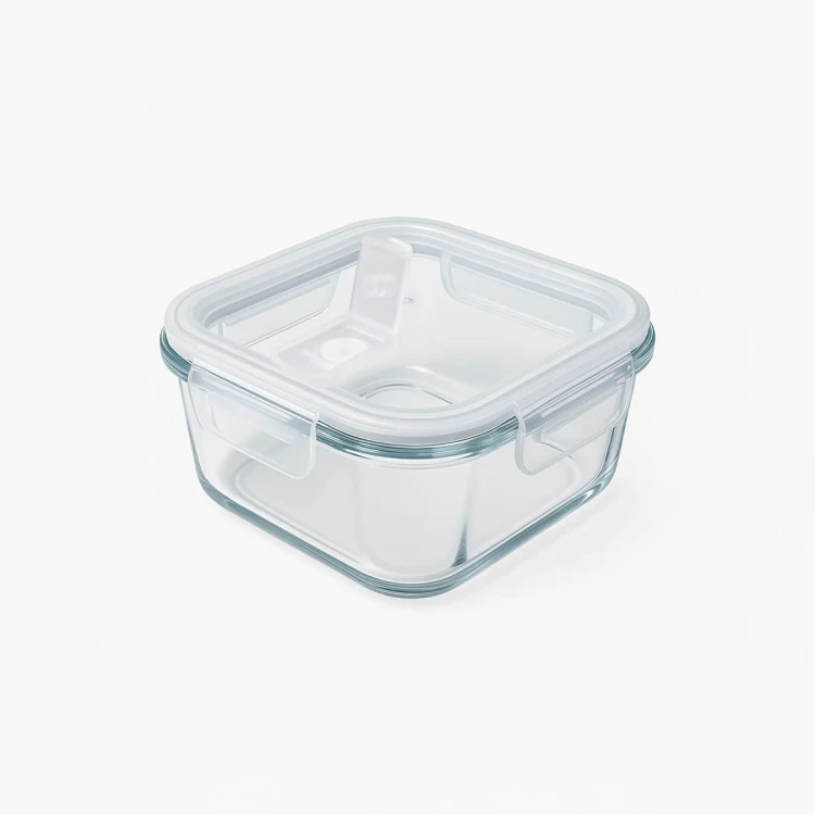 Szklany lunchbox 320ml kwadratowy Bimberek sklep