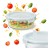 szklany pojemnik na zywnosc okragly maly 400ml lunchbox ze szkla bimberek