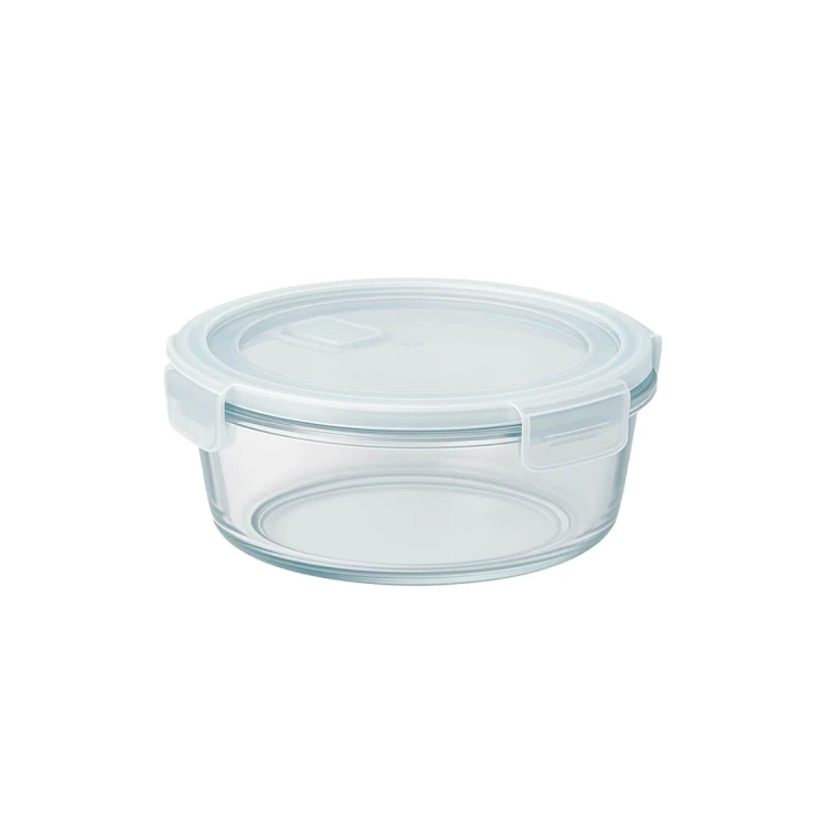 szklany pojemnik na zywnosc okragly maly 400ml lunchbox bimberek sklep