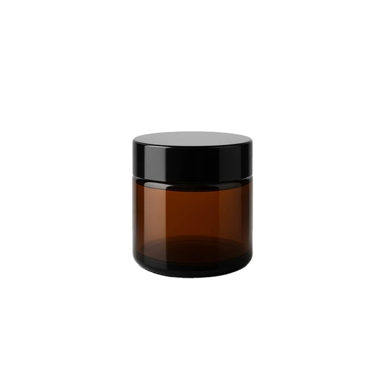 sloik na kremy z brazowego szkla 10ml, 10g bimberek