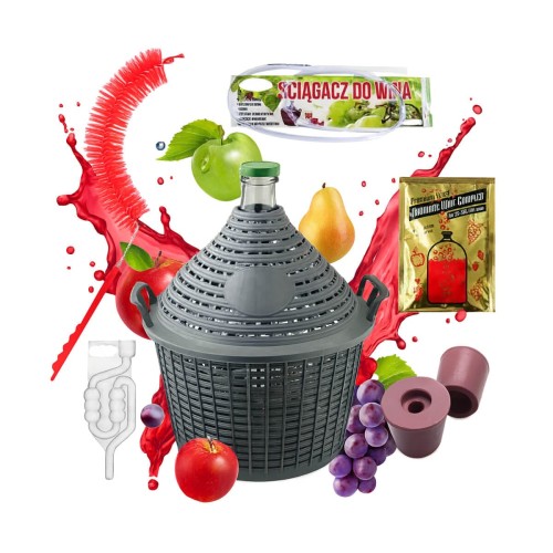 zestaw do produkcji wina balon 20L Bimberek