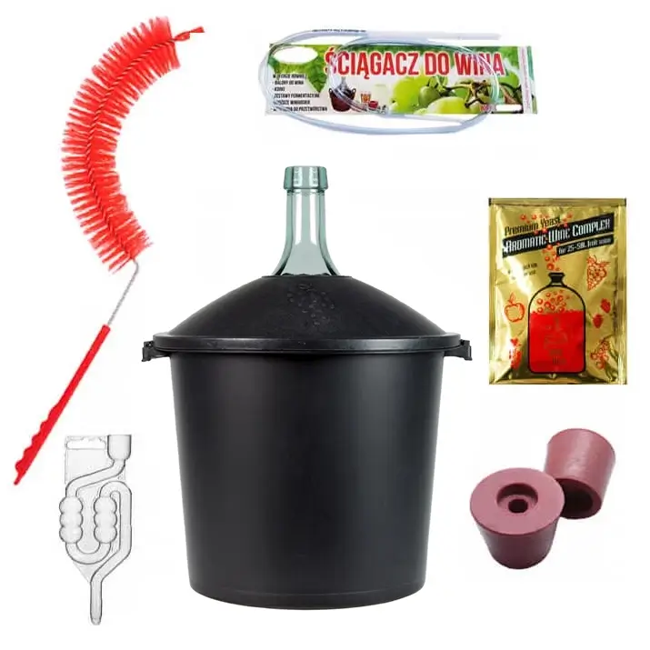Zestaw winiarski balon 25L