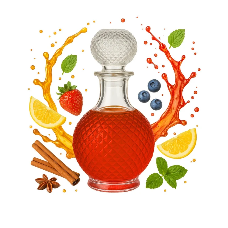 Szklana karafka 500ml Luna Bimberek na nalewki