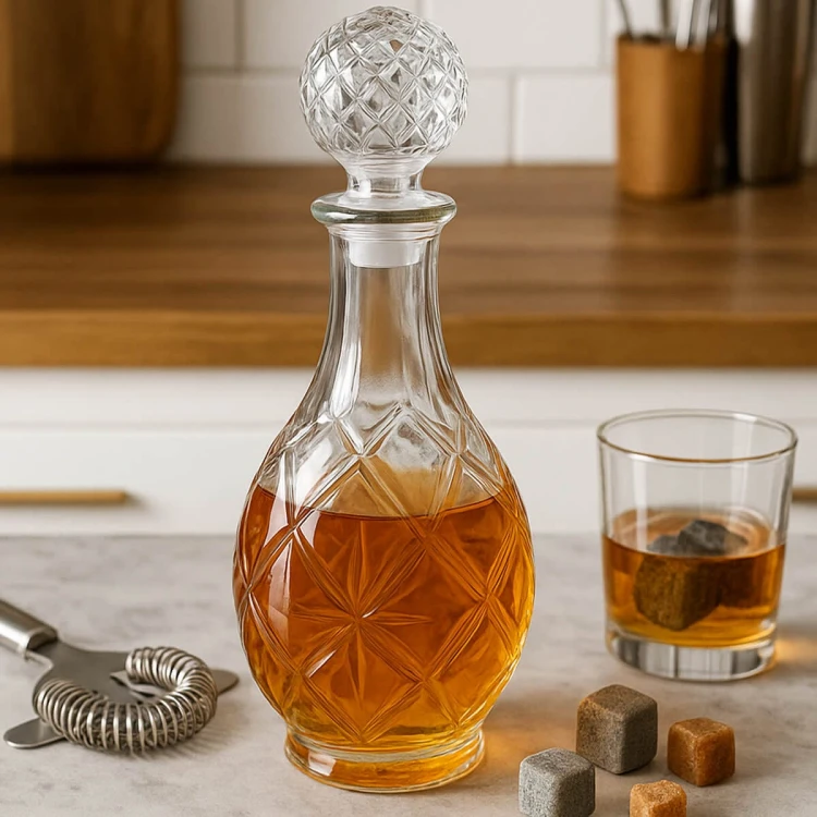 Szklana karafka 900 ml na whisky Pina Bimberek
