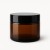 elegancki szklany sloik na krem, na swiece, sloik kosmetyczny brazowe szklo 50g bimberek