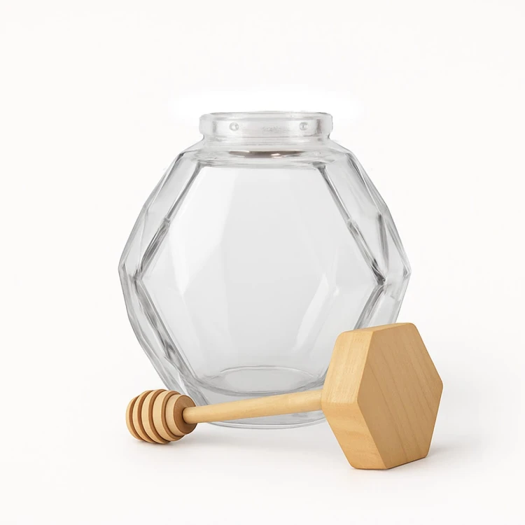 szklany loik na miod Maja 200ml bimberek