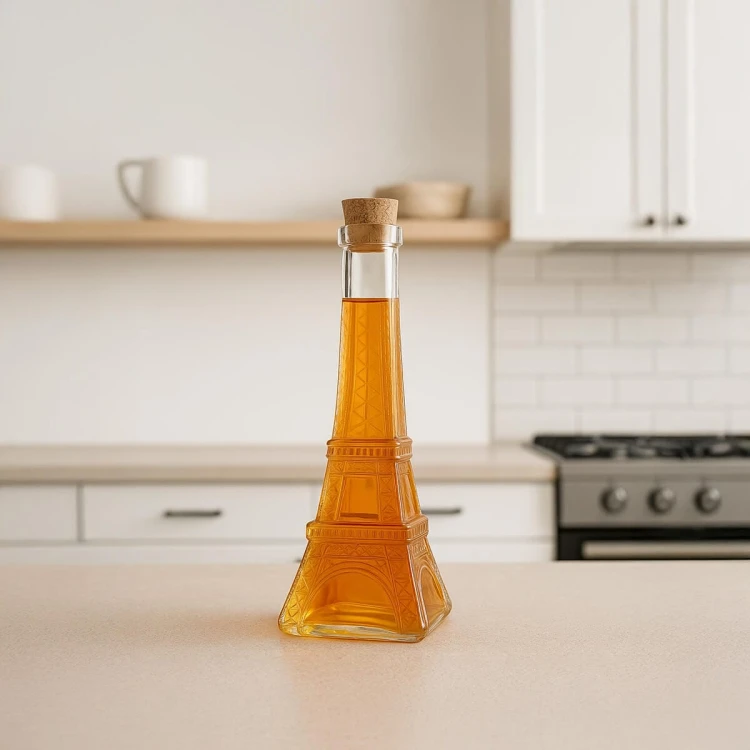 Mala karafka butelka wieza eiffla butelka 190ml bimberek