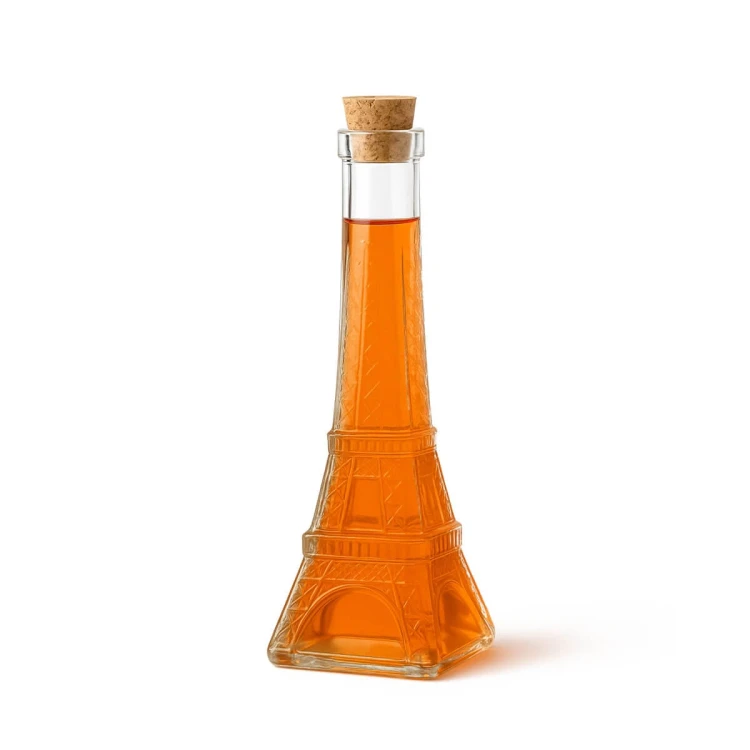 Mala karafka butelka wieza eiffla butelka 190ml bimberek whisky