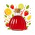 stylowa Butelka na wode nalewke wino venice 250ml Bimberek