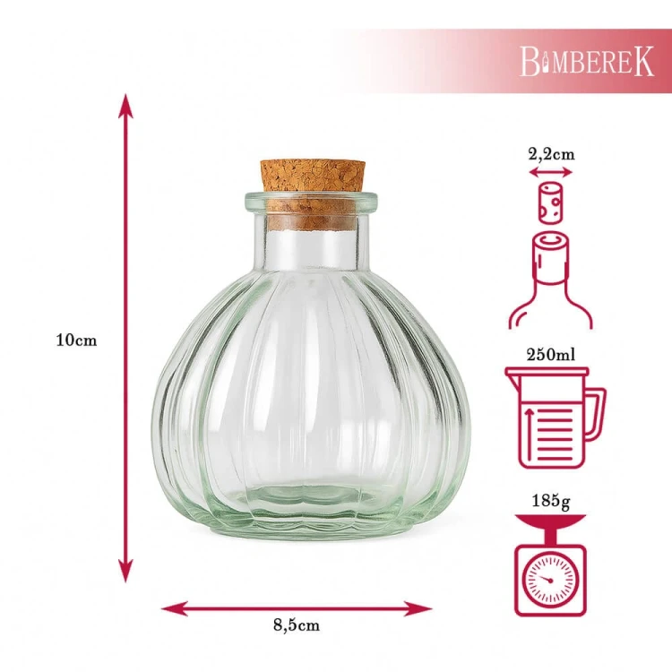 Butelka na wode nalewke wino venice 250ml Bimberek wymiary