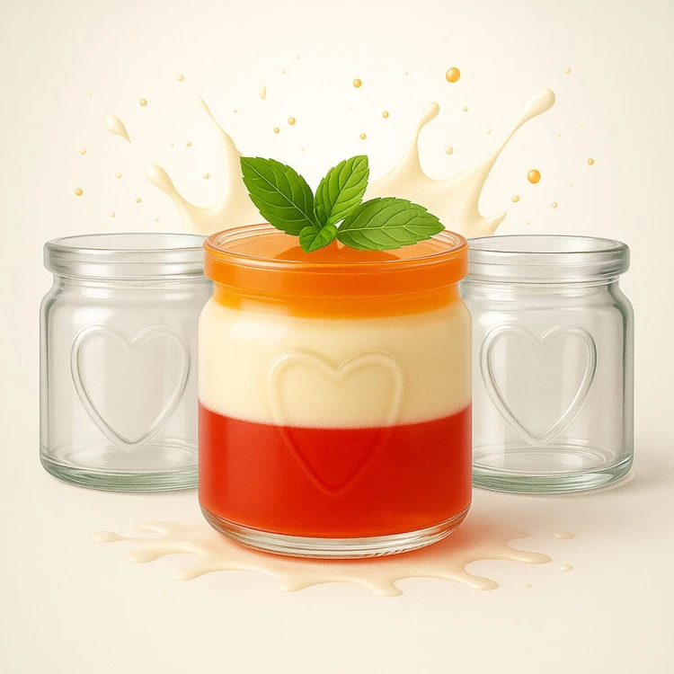 szklany sloiczek na deserki 150ml bimberek online zestaw