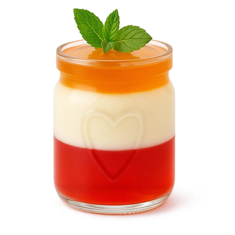 szklany sloiczek na deserki 250ml bimberek bezbarwny galaretka
