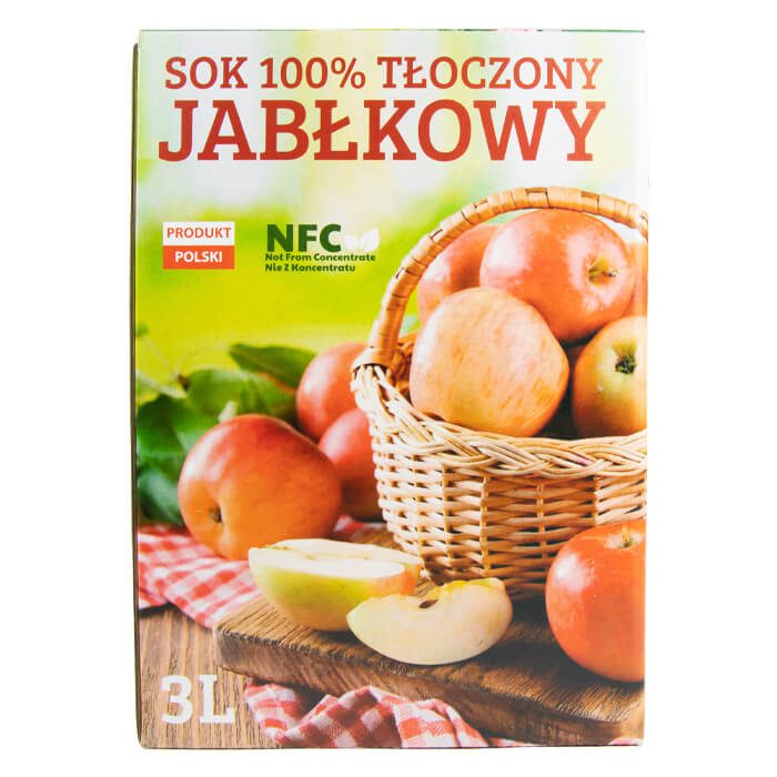 Bimberk Karton na sok jabłkowy 3L