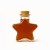 Butelka szklana w ksztalcie gwiazdy 150ml bimberek whisky