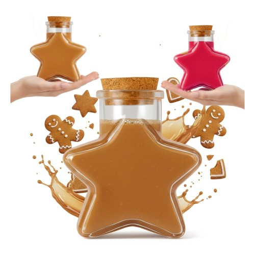 bimberek butelka szklana w ksztalcie gwiazdy 280 ml Bimberek