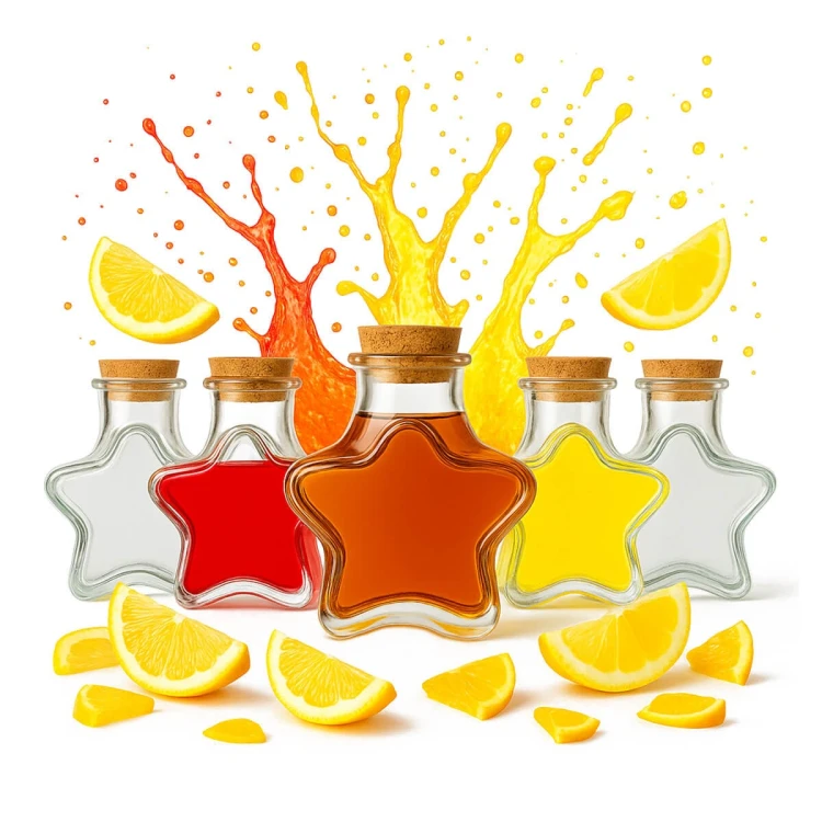 butelka szklana w ksztalcie gwiazdy 280 ml Bimberek hurt