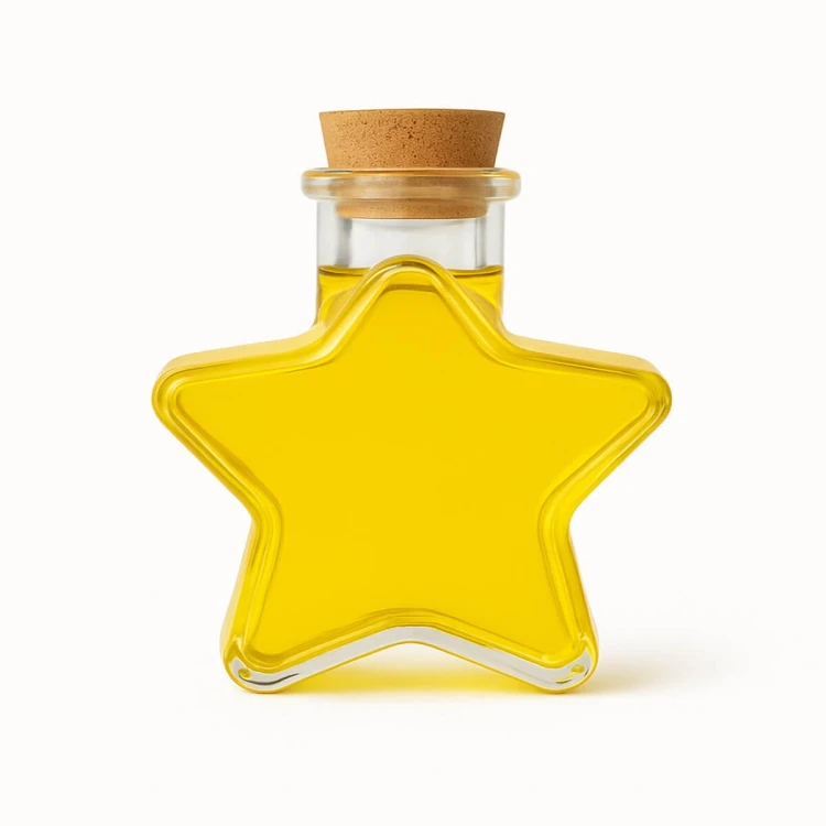 butelka szklana w ksztalcie gwiazdy 280 ml Bimberek na nalewke