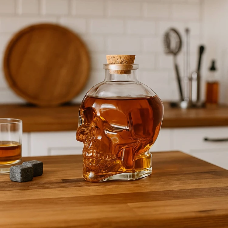 karafka w ksztalcie czaszki 400 ml bimberek