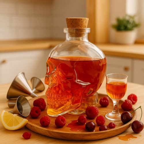 karafka w ksztalcie czaszki 400 ml bimberek sklep