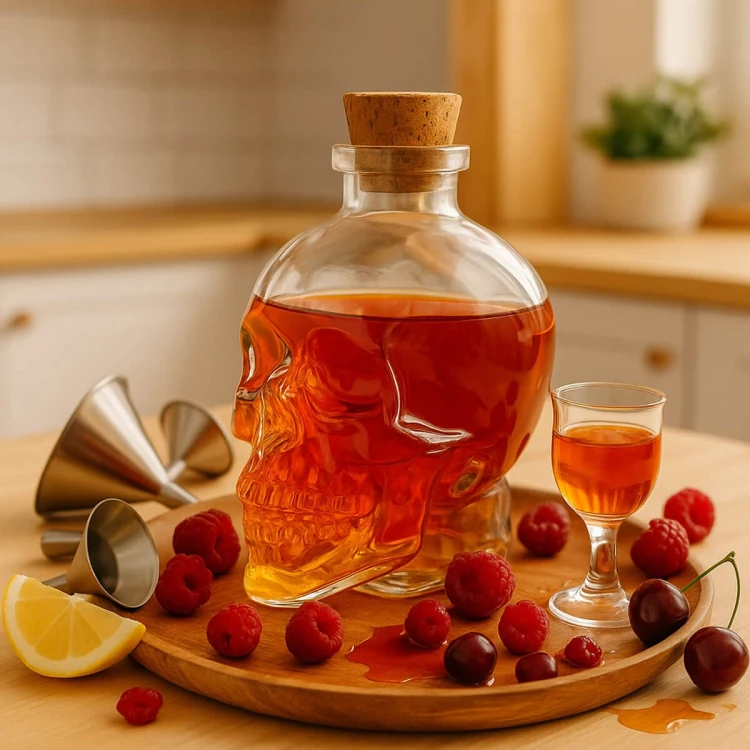 karafka w ksztalcie czaszki 400 ml bimberek sklep