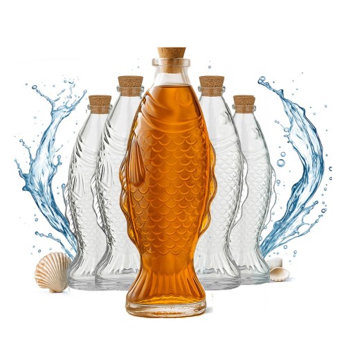 butelka, karafka ryba 500 ml bimberek zestaw